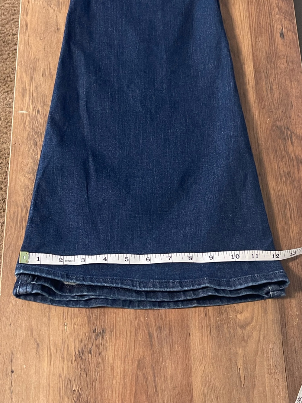 We The Free Dark Indigo High-Rise Flare Jeans - Picture 3 of 5
